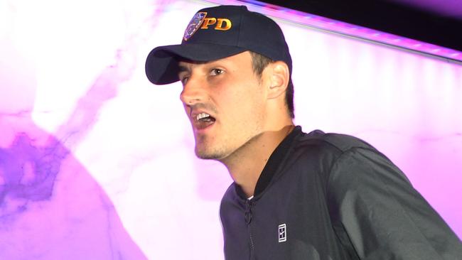 Bernard Tomic inside Bond Melbourne. Picture: Mark Wilson