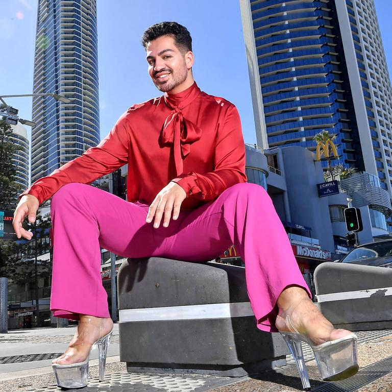 David Subritzky has risen rapidly to stardom after first appearing on reality TV. Picture: John Gass.