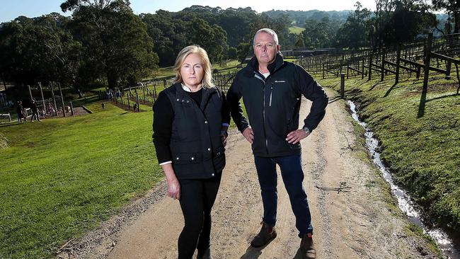 Green Olive at Red Hill Restaurant owners Greg and Sue O'Donoghue will have to close again for the second lockdown across Melbourne. Picture: Ian Currie