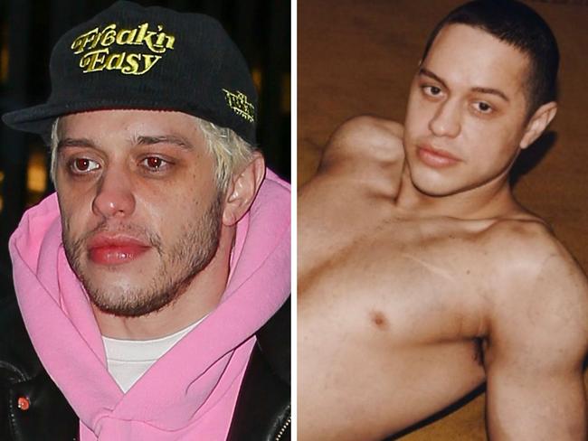 Pete Davidson shows off his new look. Picture: Angelo Pennetta for Reformation