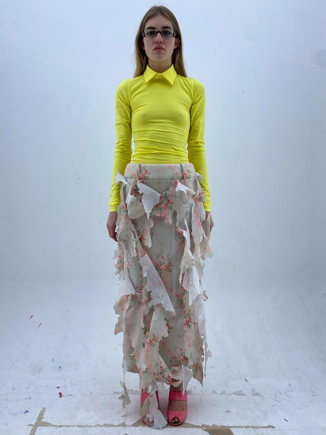 A look from Pendergast's MA collection at Central Saint Martins. Picture: Supplied