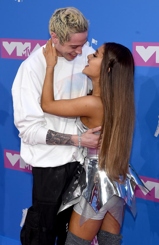 Pete Davidson proposed to Ariana Grande after a month of dating in 2018. Picture: Jamie McCarthy/Getty Images