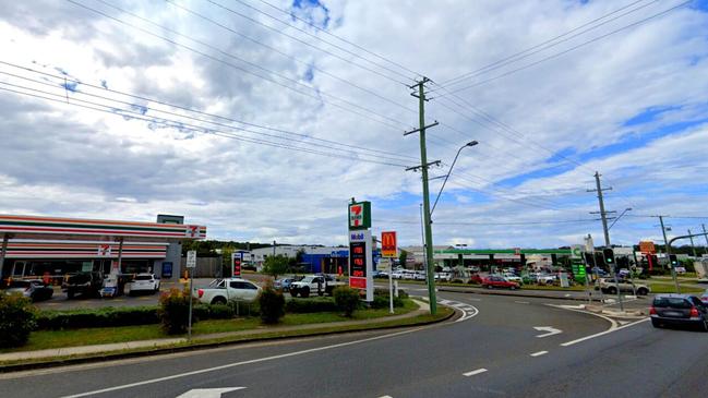 The turn-off to Latcham Dr, Caloundra, where there were 13 drug offences recorded in the past year. Picture: Google