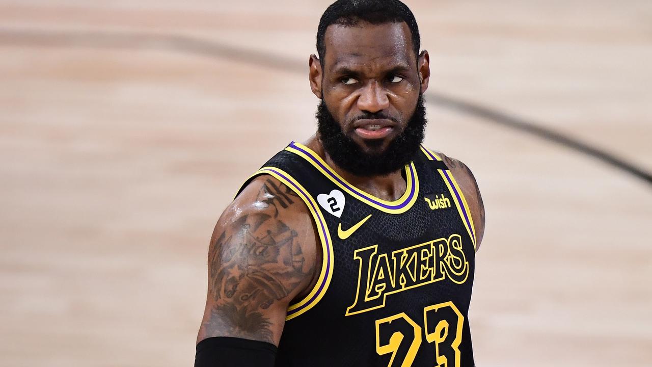 LeBron James’s LA Lakers face Aussie rookie Josh Green’s Dallas Mavericks on Christmas Day. Picture: Douglas P. DeFelice/Getty Images/AFP