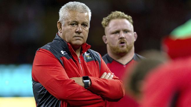 Wales coach Warren Gatland during the match against Ireland.