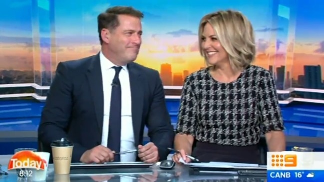 Georgie jokes about Karl being axed (Today Show)