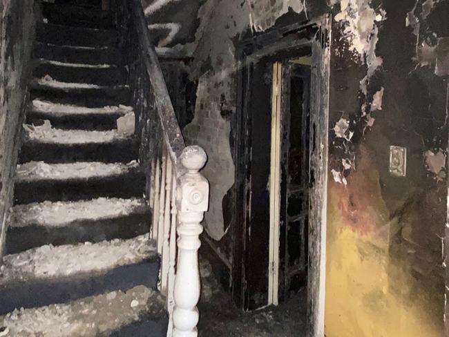 House Fire in Darlinghurst on the 19th of March 2021, More than 20 firefighters from Fire and Rescue NSW (FRNSW) have extinguished a blaze that broke out at a home on Flinders Street, Darlinghurst just after 6am this morning. Picture: FRNSW via NCA NewsWire