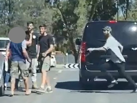 Police are searching for three men who were involved in a road rage incident in Adelaide's north. Picture: Supplied