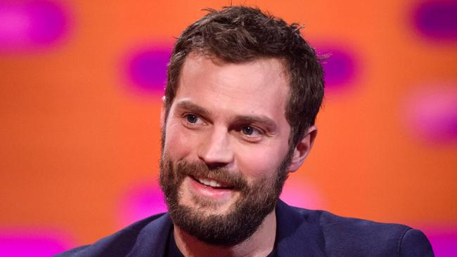 Jamie Dornan on the Graham Norton Show in London.