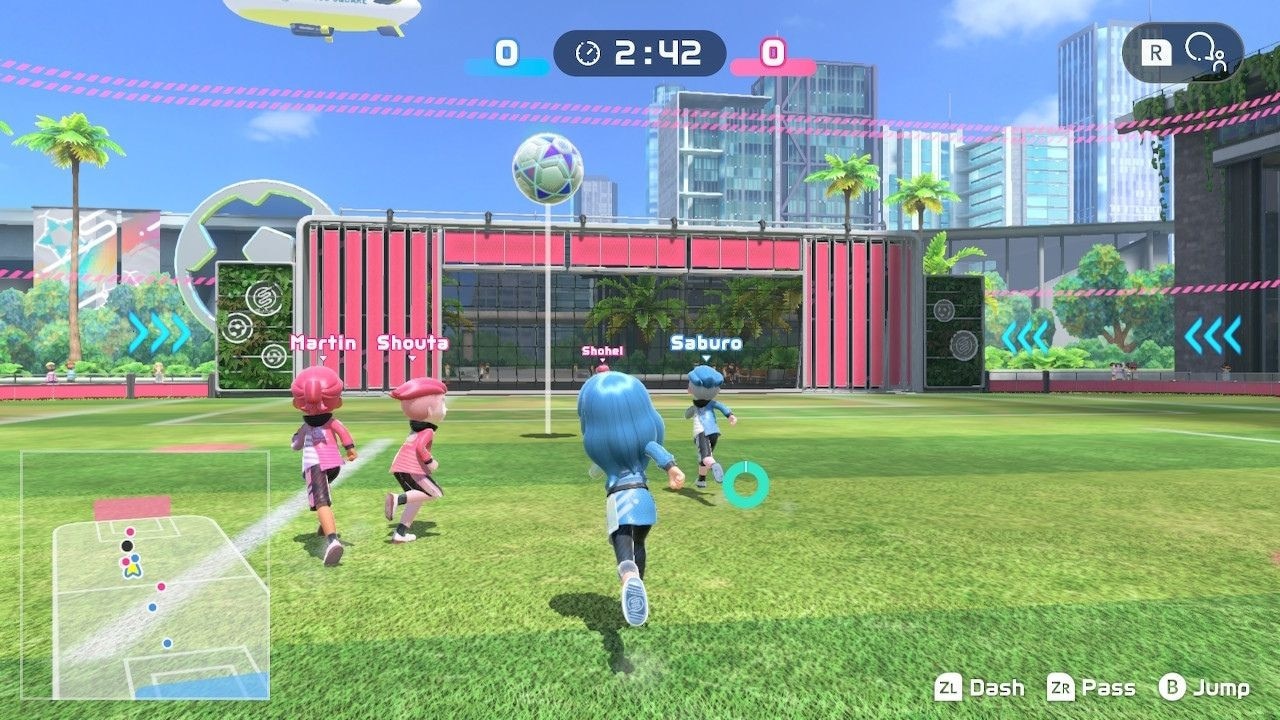 Football is the best addition to Nintendo Sports so far. Image: Lauren Chaplin/news.com.au