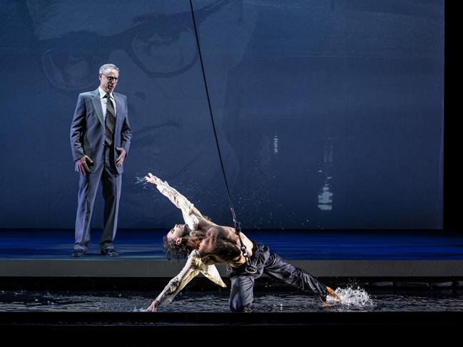 Mark Oates and Mason Kelly in Watershed, seen at the 2022 Adelaide Festival. Picture: Andrew Beveridge