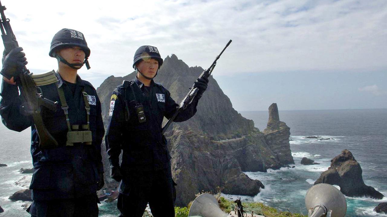 South Korea occupies the islets, which it claims belongs to them. Picture: Yonhap/AP