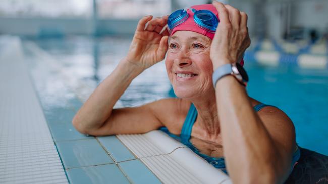 During steady-paced swimming, fat oxidisation is maximised. Picture: istock