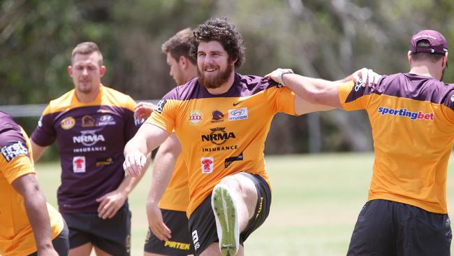 Mitch Garbutt during his time with Brisbane. Picture: Annette Dew