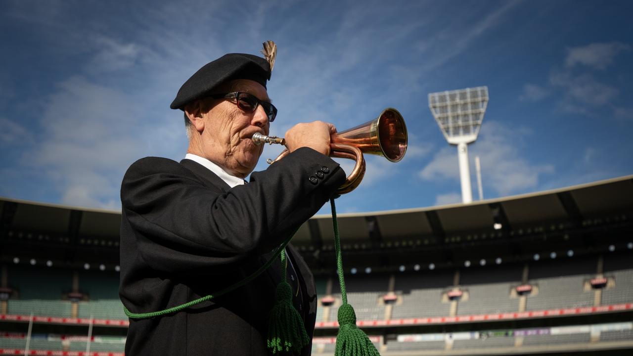 The Last Post has caused a social media stir. (Photo by Michael Willson/AFL Photos)