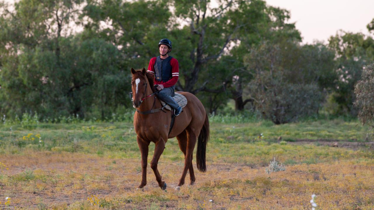 Victorian jockey John Keating will ride Magnossiva in Saturday's Birdsville Cup. Picture: Sarah Cross