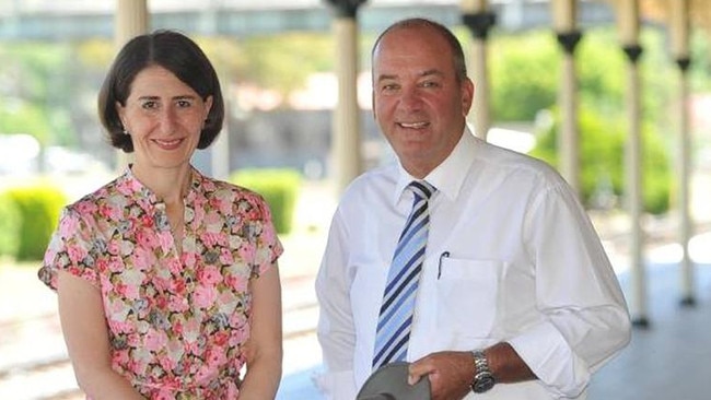 Gladys Berejiklian with disgraced MP Daryl Maguire.