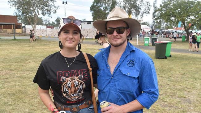Karl Ryan and Pepe-Jay Holzwart at CMC Rocks 2024. Picture: Aaron Goodwin