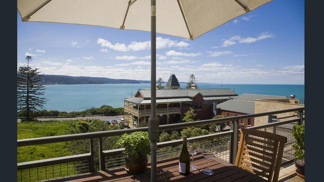 Lorne, pictured, looks serene but in summer it’s buzzing with rich-set gossip, as is posh Portsea.