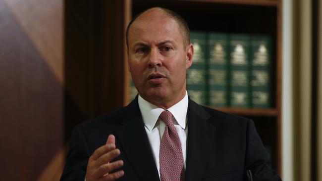 Josh Frydenberg says Microsoft sees ‘opportunities here in Australia to expand’. Picture: Daniel Pockett