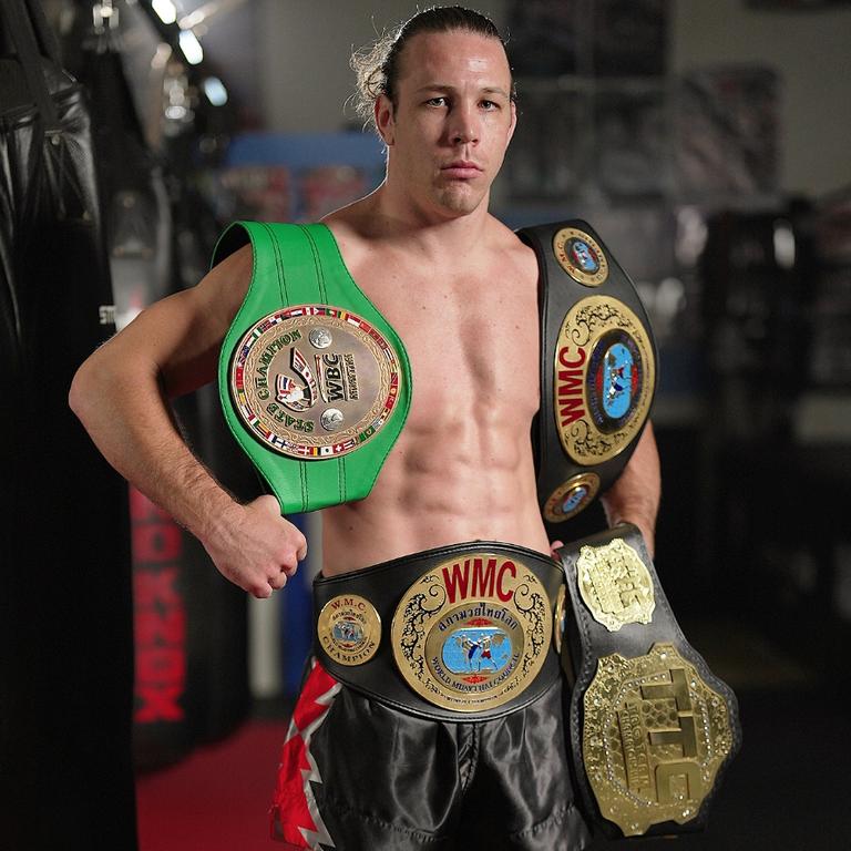 Jayden Eynaud knows a thing or two about winning belts. Picture: Supplied.