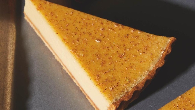 Vanilla Custard Tart from Tarts Anon. Picture: Armelle Habib