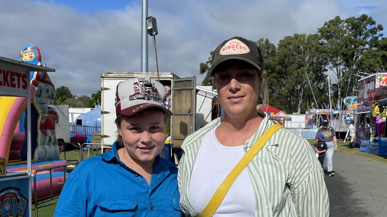 L-R: Ryder and Ally at the Gympie Show 2025.