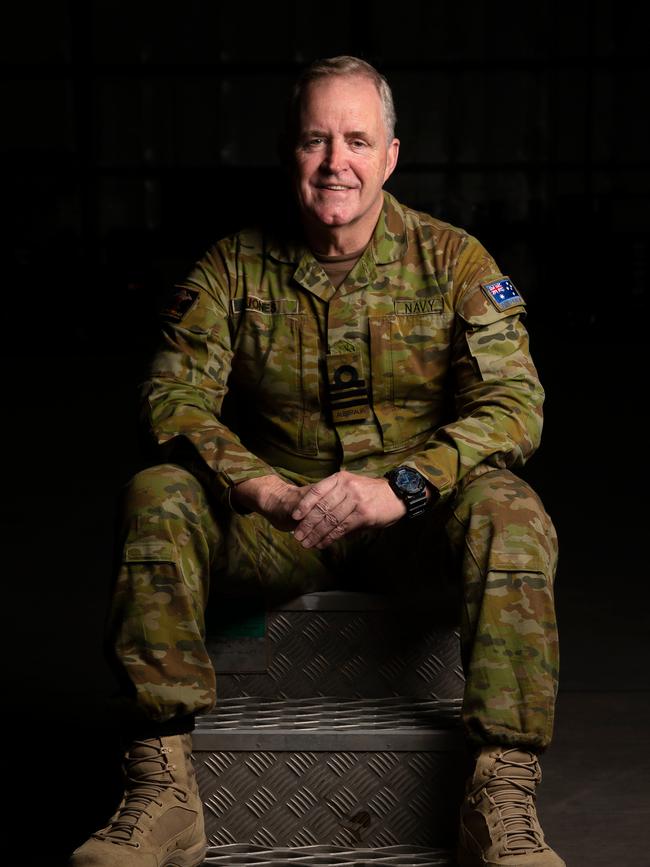 Commander Chris Jones, Royal Australian Navy (RAN), is deployed in the Middle East region. This Anzac Day CMDR Jones will be one of around 1200 personnel deployed throughout the Middle East. Picture: ADF