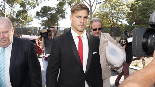 Jack de Belin outside court today. Picture: NCA NewsWire / Simon Bullard