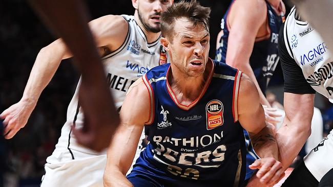 Nathan Sobey delivered a strong display in Adelaide 36ers’ victory over Melbourne United in game four of the NBL grand final. Picture: Mark Brake/Getty Images)