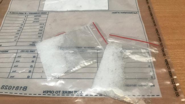 Tedesco is accused of dropping methamphetamine while being searched. Picture: SA Police