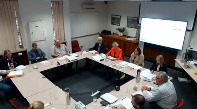 The first inaugural meeting of the Interim Independent Advisory Planning Assessment Panel on April 7 2021.