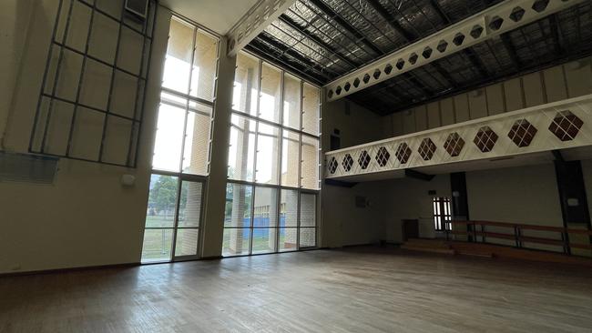 A first look into the long-awaited ongoing refurbishment job of the Gympie Civic Centre. Picture: Christine Schindler