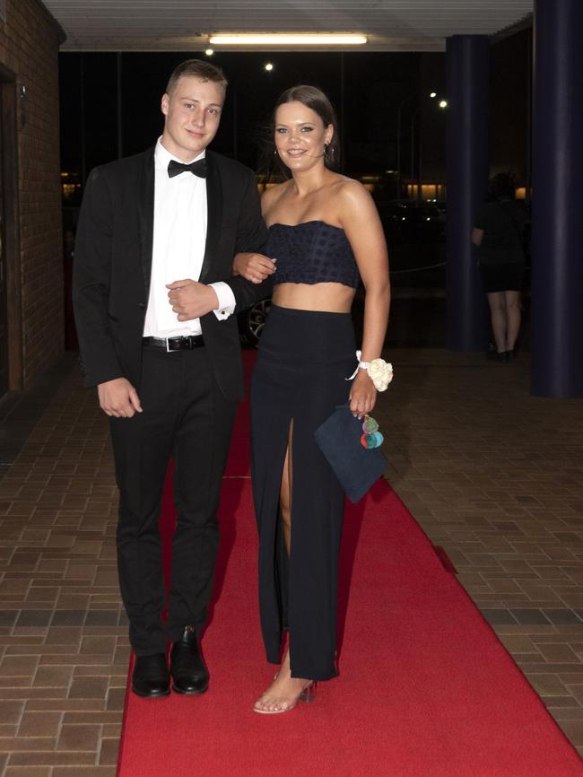Toowoomba Grammar School senior formal held at Rumours. Wilson Cochrane and Lucy Moule