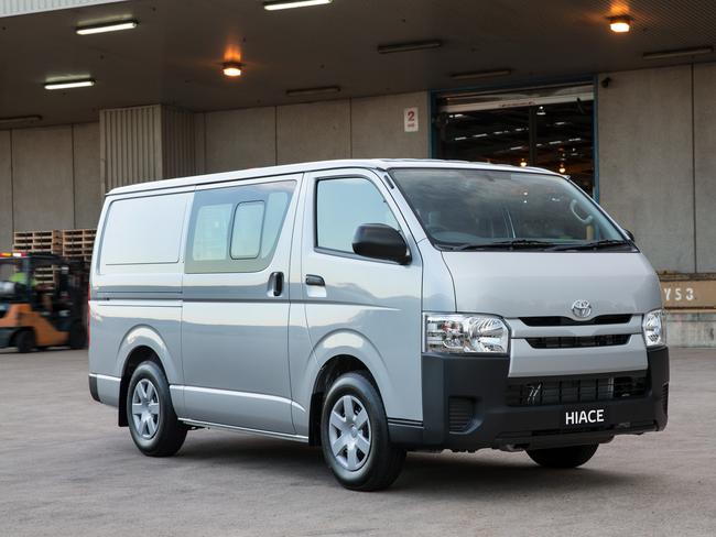 Of concern ... The 2004 to 2015 Toyota HiAce van. Picture: Supplied