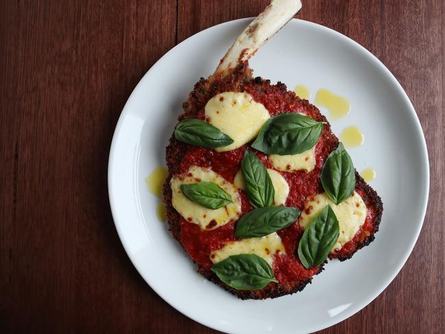 The veal parmigiana. Picture Rebecca Michael.