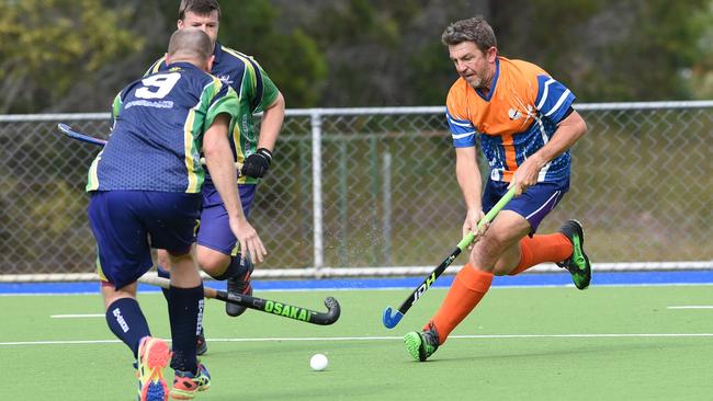 Masters hockey players will be in action at Rockhampton’s Kalka Shades.