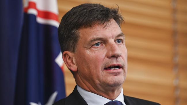 Opposition Treasury spokesman Angus Taylor has said there were doubts over how taxpayer funds would be distributed under the Future Made in Australia program. Picture: NewsWire/Martin Ollman