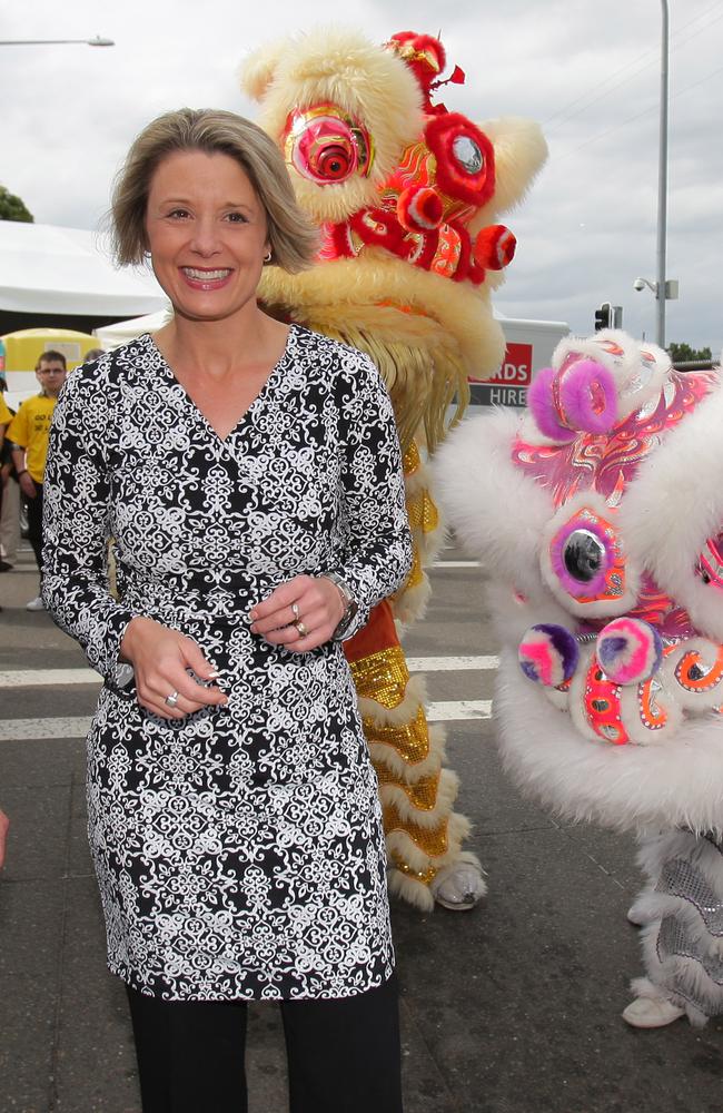 Former premier Kristina Kenneally at the Cabramatta Moon Festival.