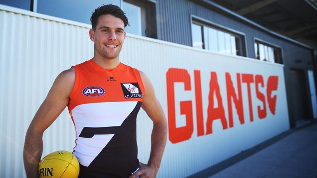 Josh Kelly re-signed with GWS for two years at the end of last season. Picture: Phil Hillyard