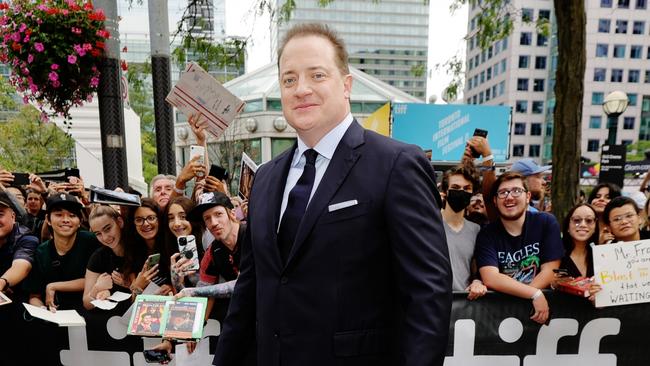 Brendan Fraser has made an astonishing comeback in the movie The Whale. Picture: Michael Loccisano/Getty Images