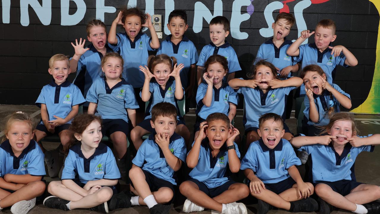 My First Year: Ormeau State School Prep C. Back row: Finley, Rise, Jesse-James, Oliver, Flynn, Jake. Middle row: Carter, Stella, Taylor, Leilani, Aurora, Willow. Front row: Ella, Khye, Thomas, Gerald, Luca, Zoey. Picture Glenn Hampson