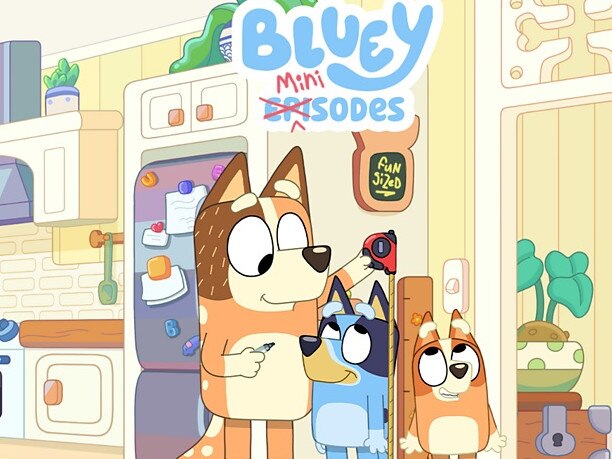 Residents in the Heeler’s hometown of Brisbane have missed out on two new Bluey ‘minisodes’ airing for American audiences and yet to show in Australia. Photo: ABC Kids