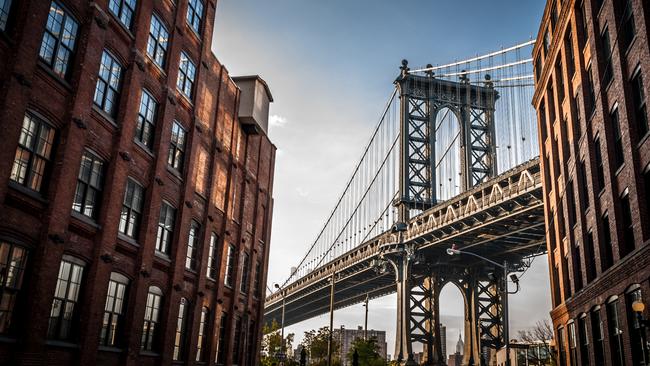 Manhattan Bridge from Dumbo, Brooklyn.