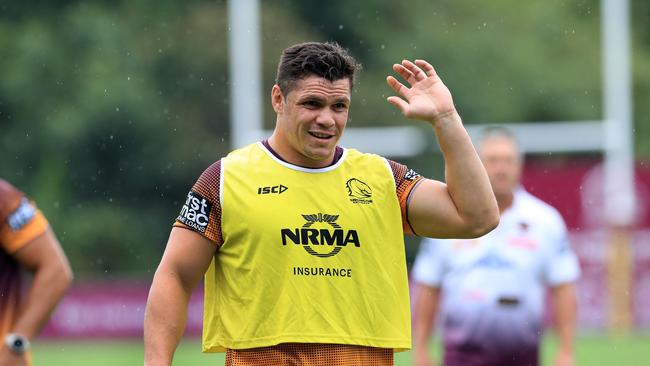 James Roberts is out of Brisbane’s clash with the Roosters. Picture: Adam Head