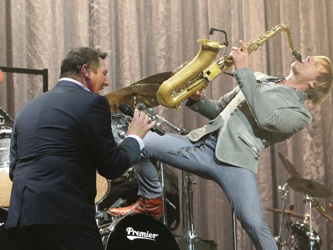 Giving it their all ... Spandau Ballet did not just through the motions at their Sydney concert.  Picture: Supplied.