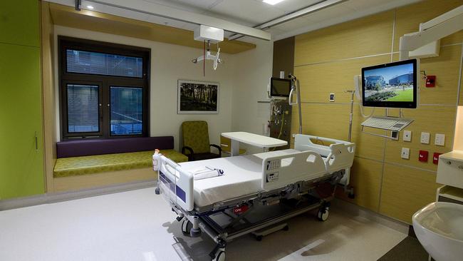 The specially designed room for bariatric patients at the new RAH hospital. Picture: Bianca De Marchi