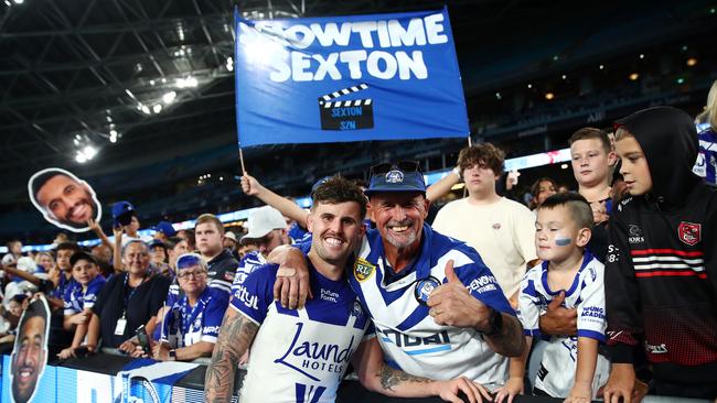 The Bulldogs have embraced Sexton.