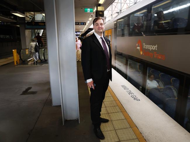 Rob Dougherty travels from Lithgow to Sydney for work. Picture: Rohan Kelly