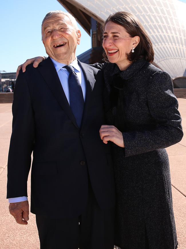 The Premier and her father enjoy a special bond. Picture: Sam Ruttyn